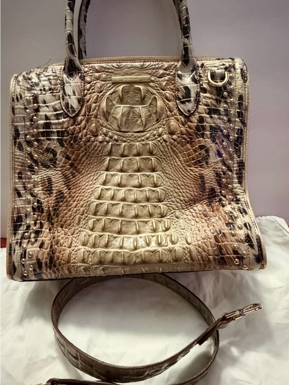 Brahmin NWT Caroline in Prowl Sazerac